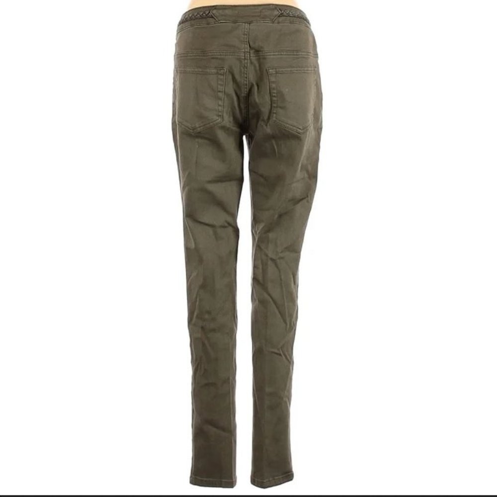 Eric Sz 2 army green jeans casual stretch